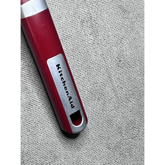 KitchenAid Red Cooking Utensil 3 Slotted Spoon Replacement Kitchen Utensil - Picture 3 of 7